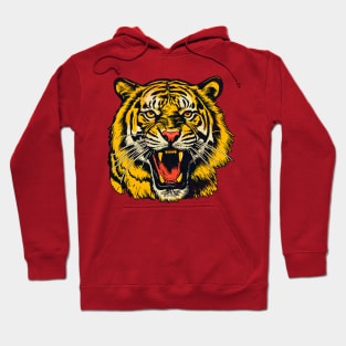 Tiger - 90s Style Vintage Look Hoodie